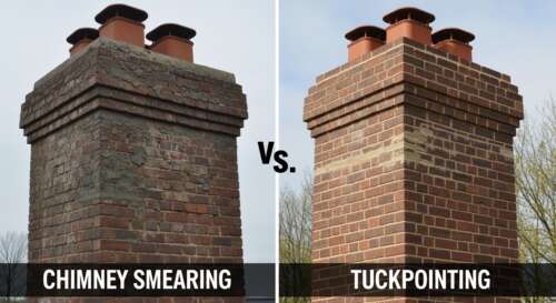 Chimney Smearing vs. Tuckpointing